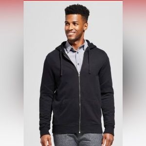 Goodfellow & Co. Men’s Navy Zip-Up Fleece Hoodie-Sz Small